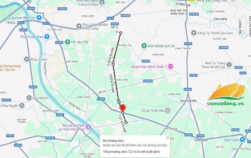 096.44.01 Hình vẽ vệ tinh đường tỉnh 835C